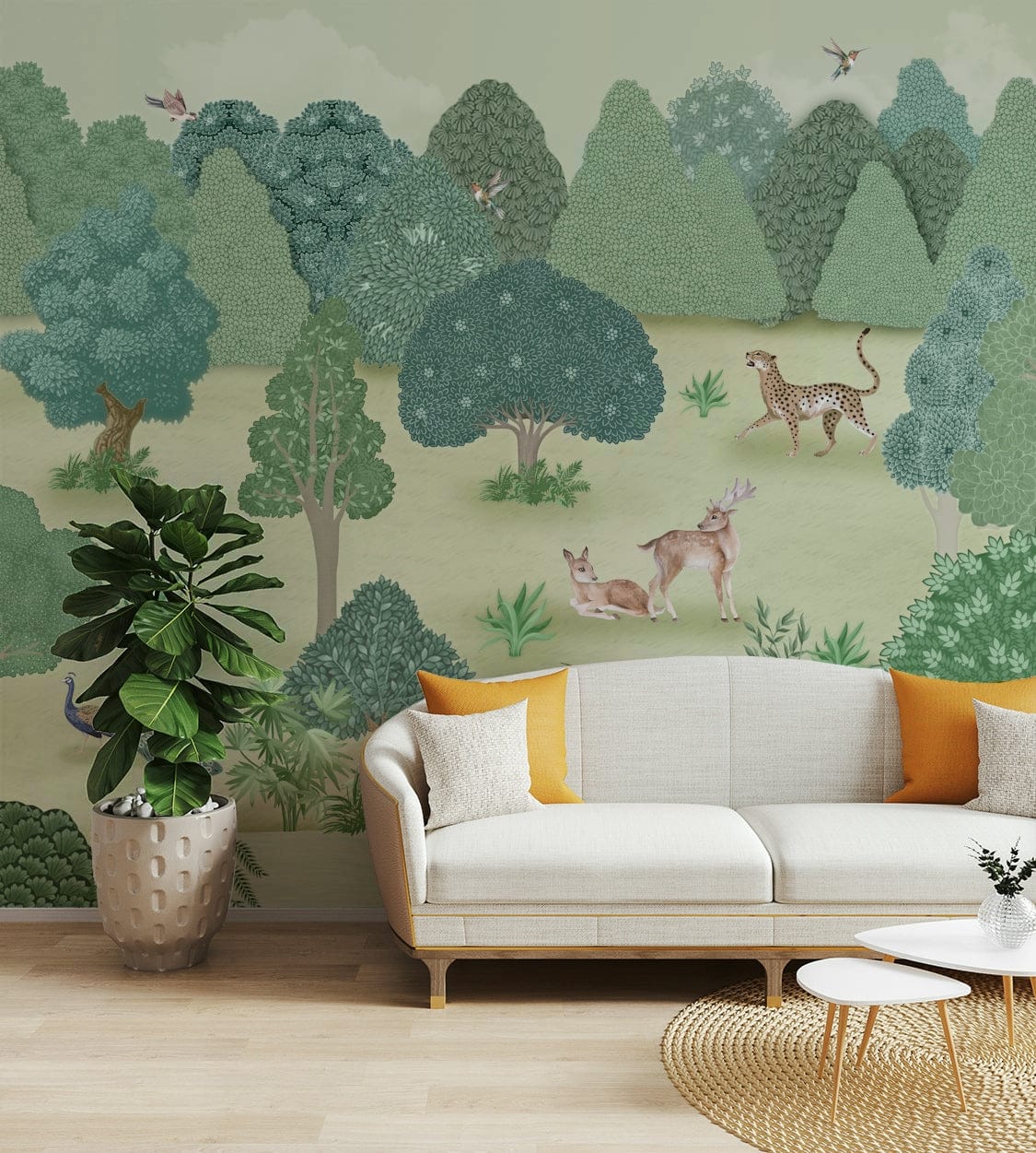 The design has a beautiful, artistic aesthetic.

