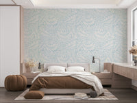 A close-up view shows the fine details of the flowers and vines.

