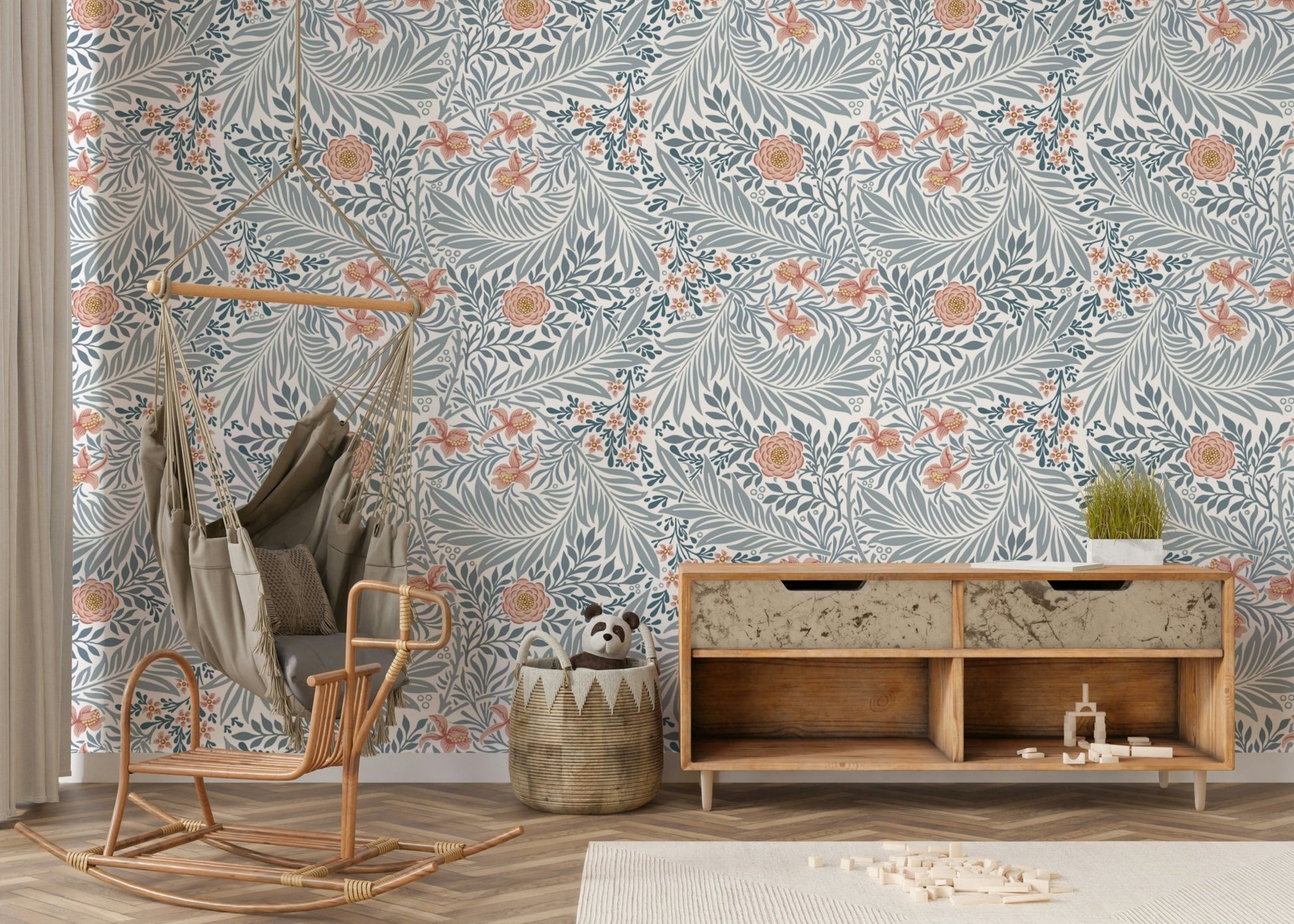 The design has a layered, artistic look with a sense of texture.

