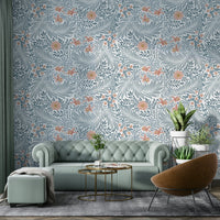 The design has a very polished and luxurious effect on the space.

