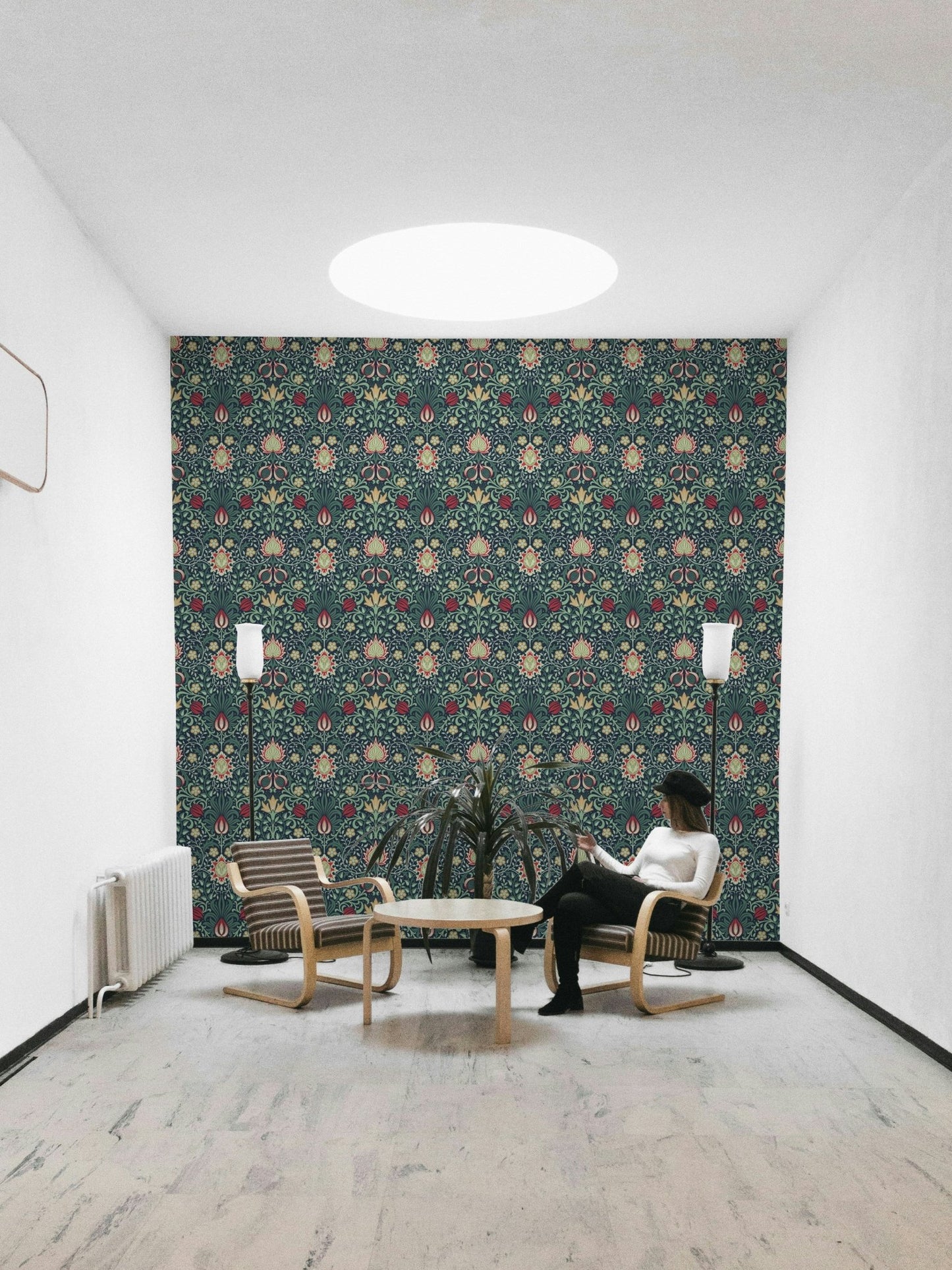 The style is vintage and feels very connected to a sense of history.

