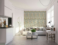 The design has a layered, artistic look with a sense of texture.

