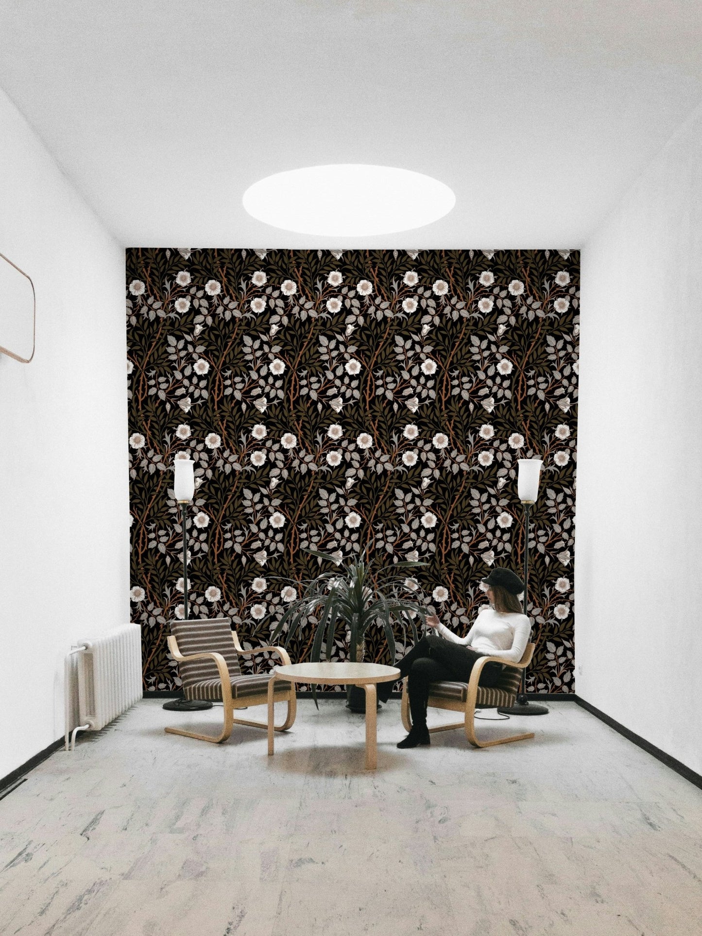 The style is vintage and feels very connected to a sense of history.

