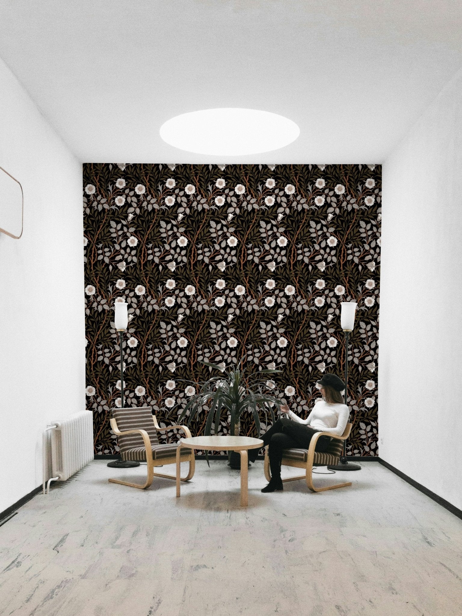 The style is vintage and feels very connected to a sense of history.

