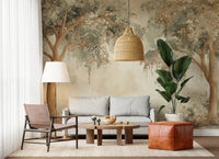 Willow Dreams – Forest Green Wall Mural