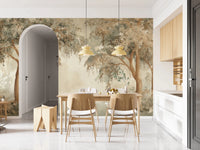 Willow Dreams – Forest Green Wall Mural