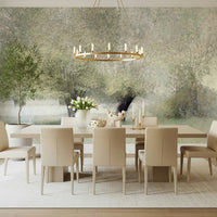 A serene flowing foliage wall mural for your decor.