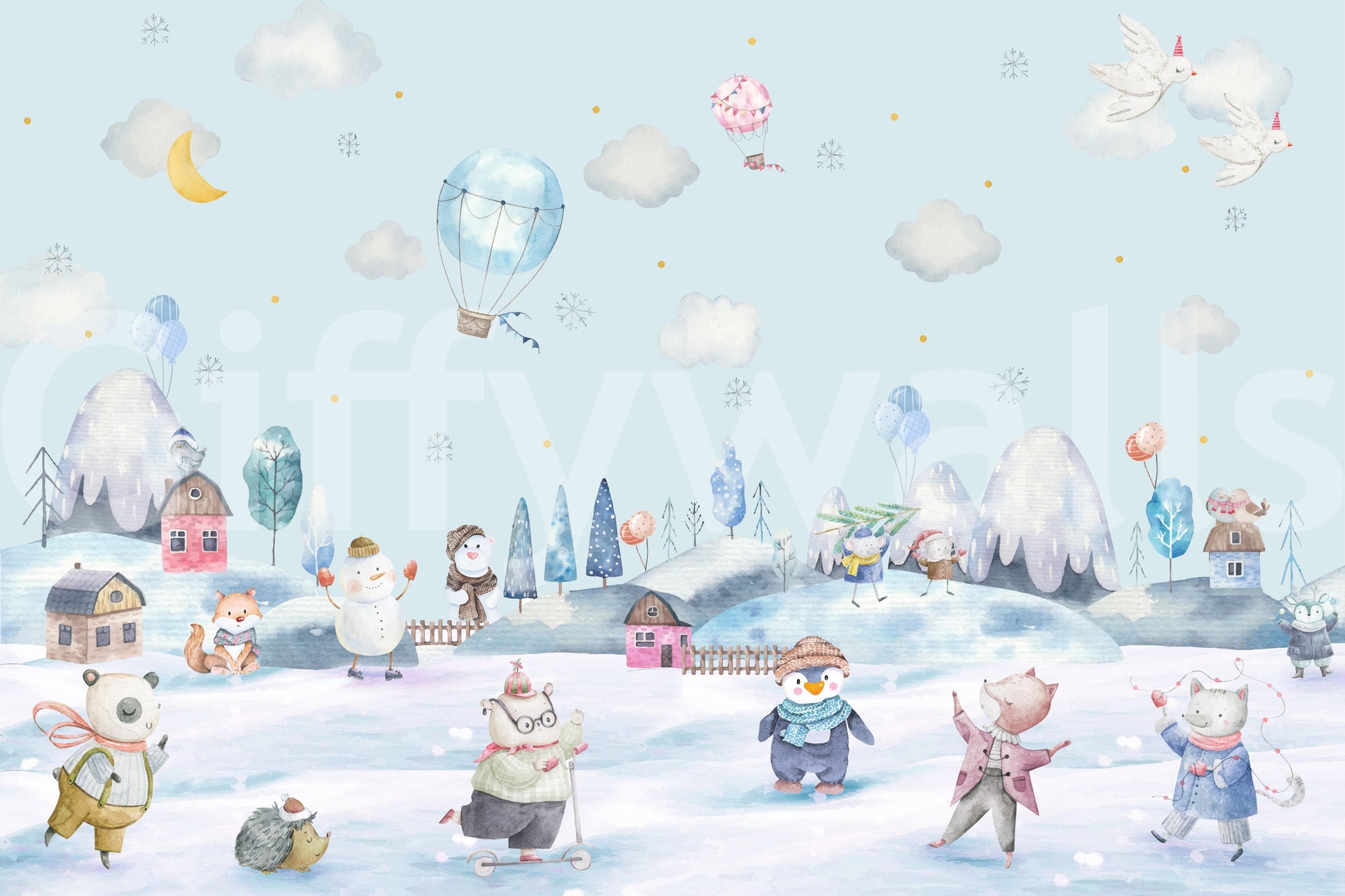 The image is suitable for a bedroom or a living space.

