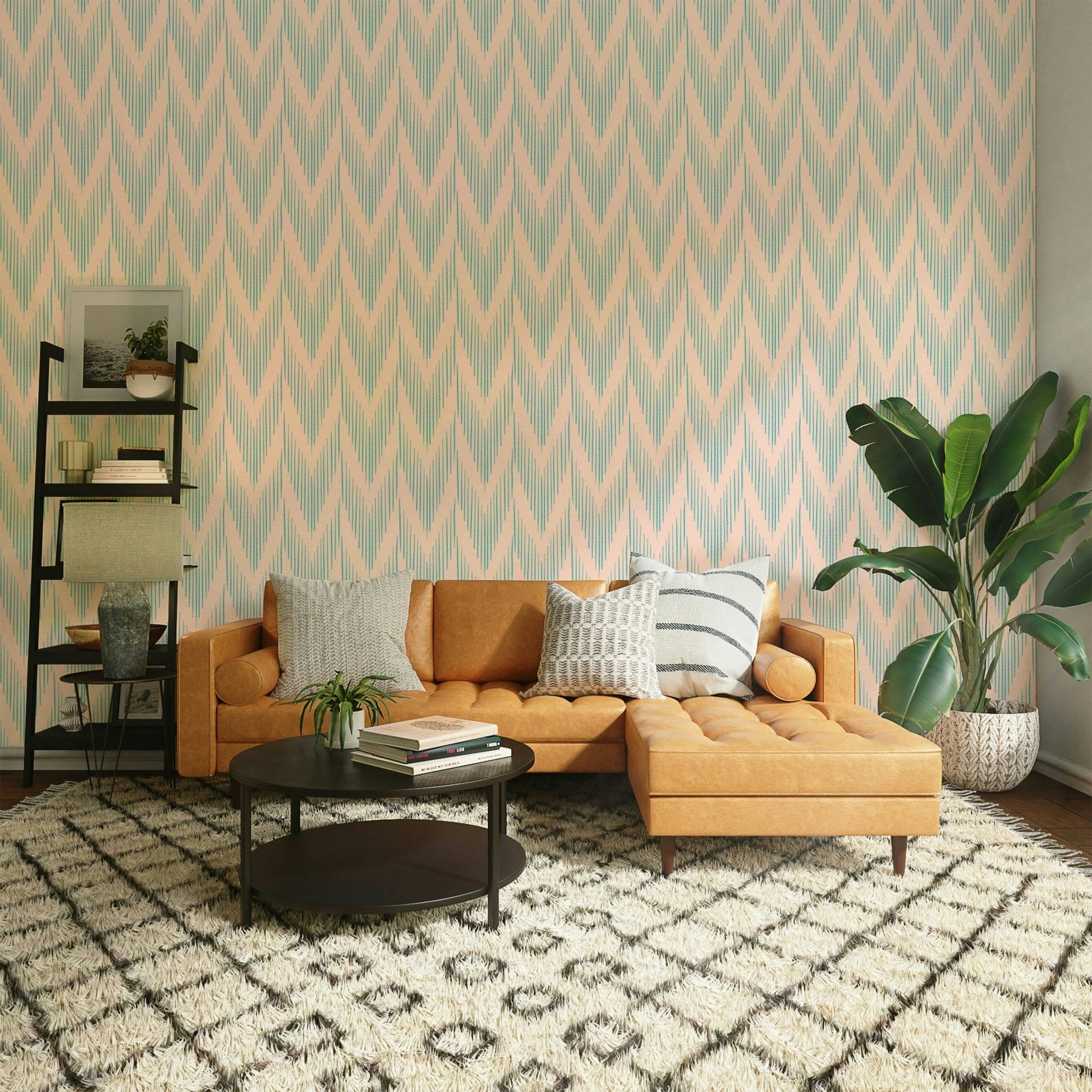 Classic damask with a seasonal twist – Winter Solstice

