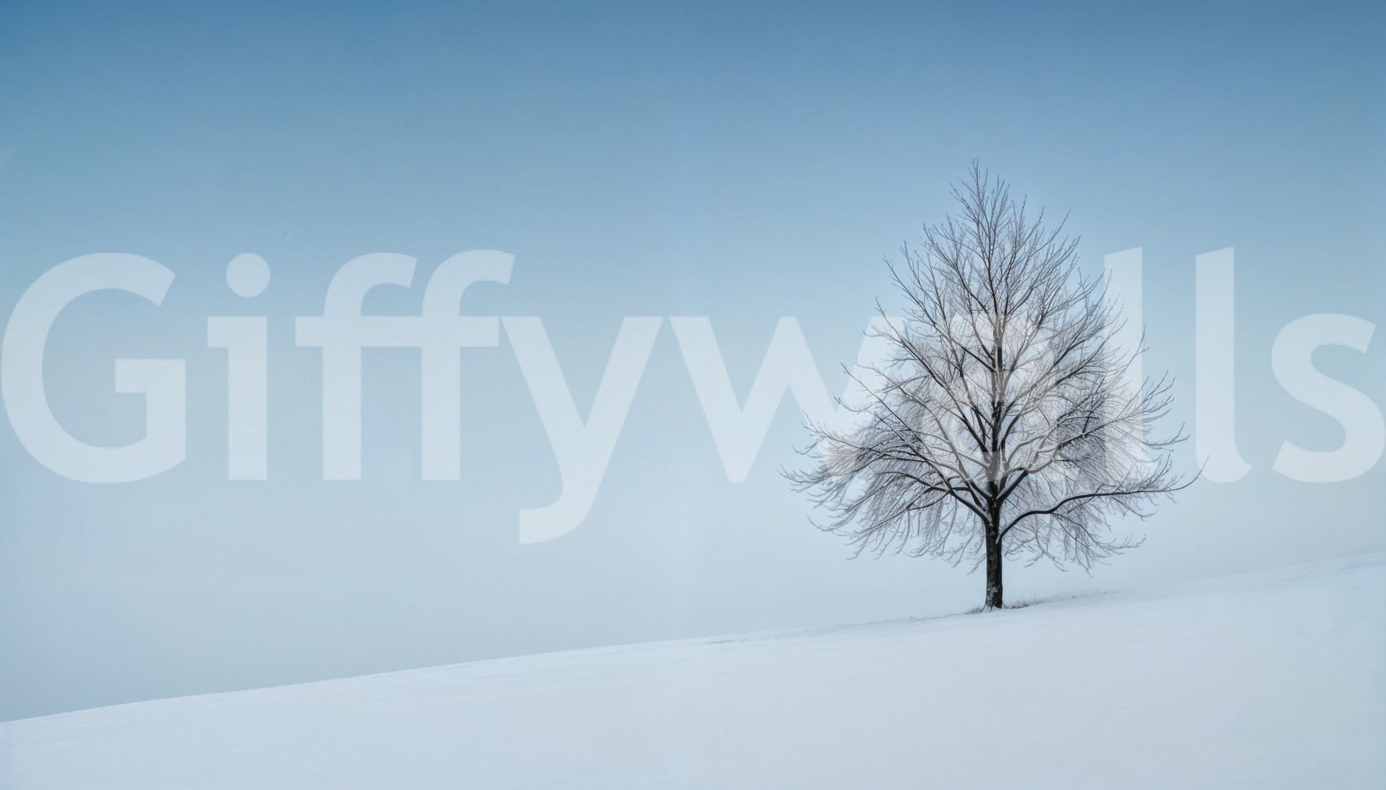 A dining area with the tranquil wall mural as a focal point.