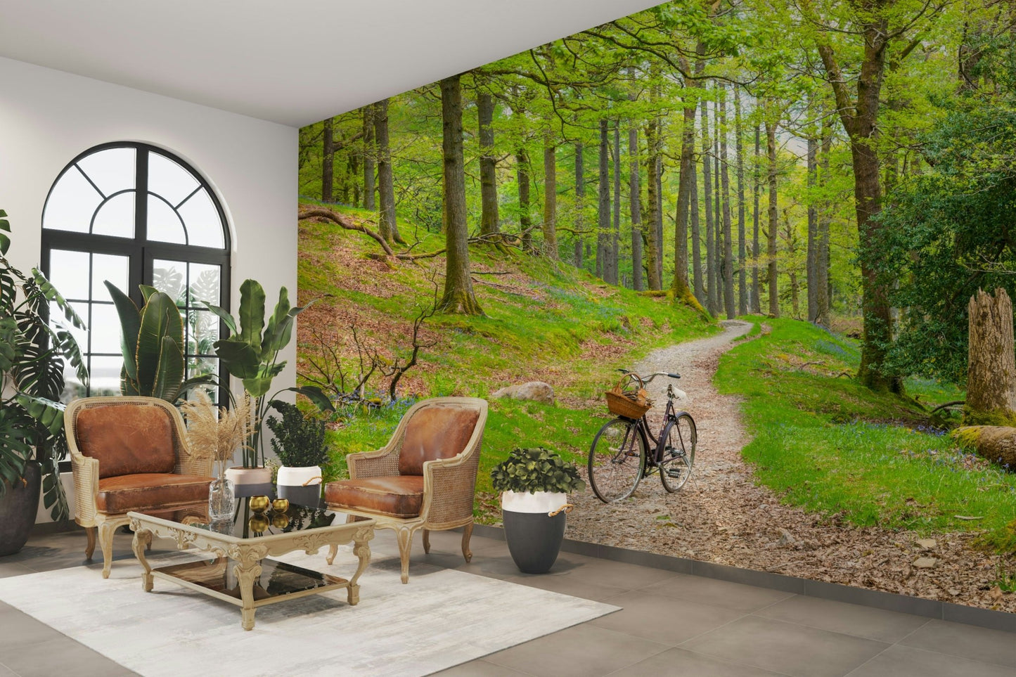 Ideal wallpaper for creating a calm, natural atmosphere

