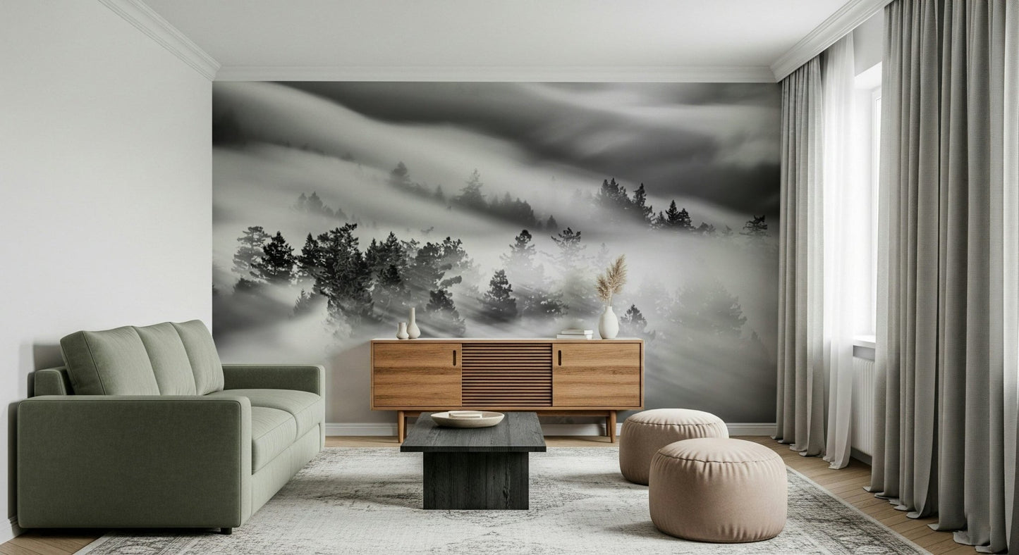 Motion blur effect defines Woodland Mist Velocity for walls.