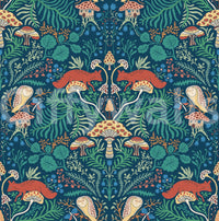 Captures the essence of a hidden forest floor.
