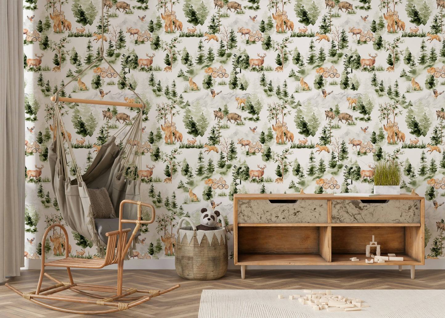 Forest Friends Wallpaper⁠