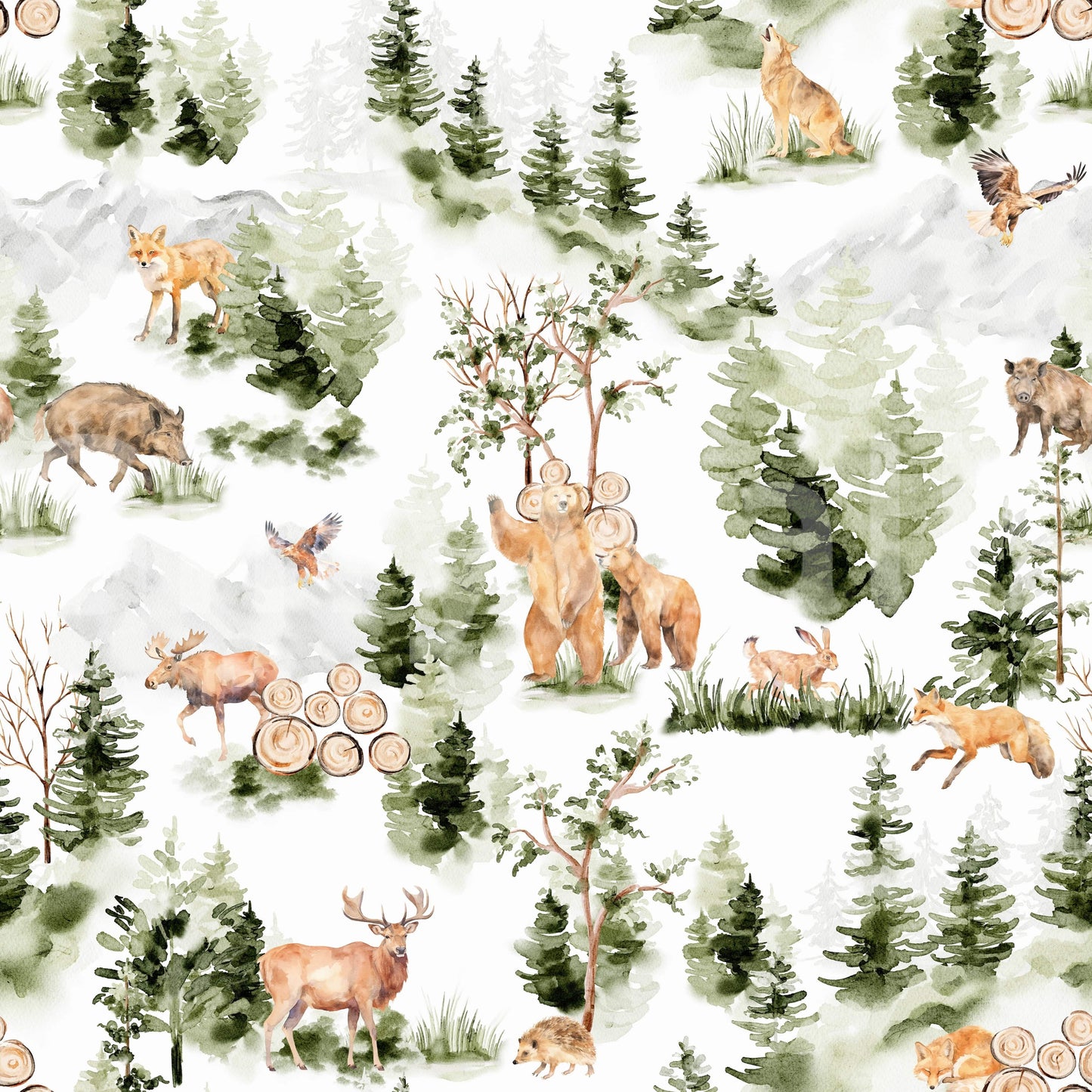 Forest Friends Wallpaper⁠