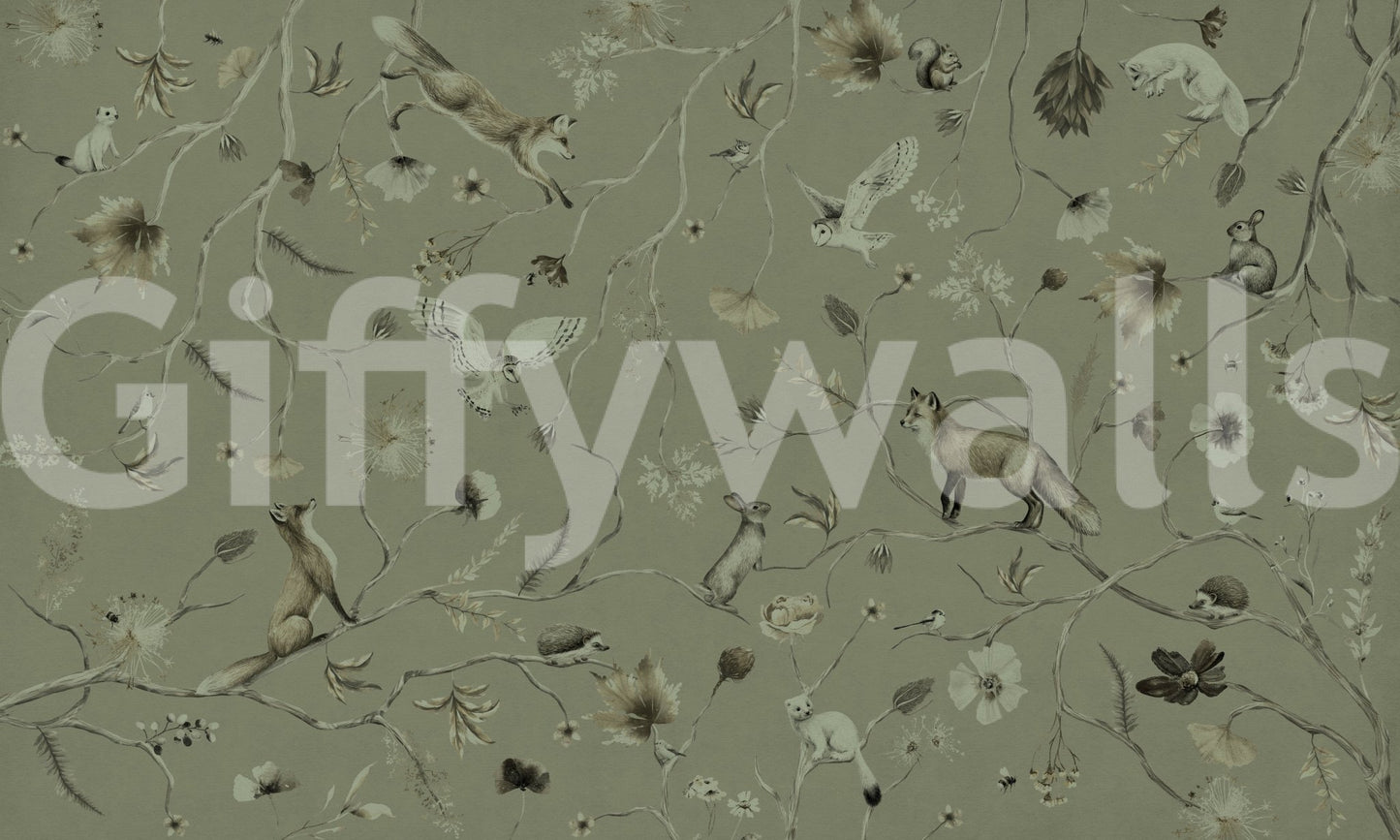 Woodland Whisper Wall Mural