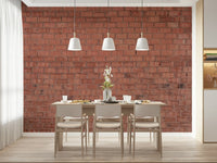 Natural earthy brick pattern with rustic charm, Worn Brick wall mural