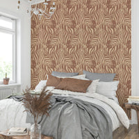 The image shows a peaceful, natural scene with a striped pattern.

