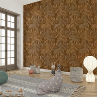 The zebra shapes are a central focus of the image.

