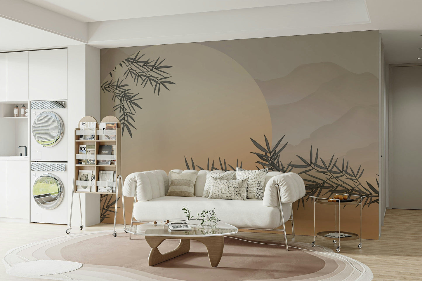 The design feels graceful and peaceful.

