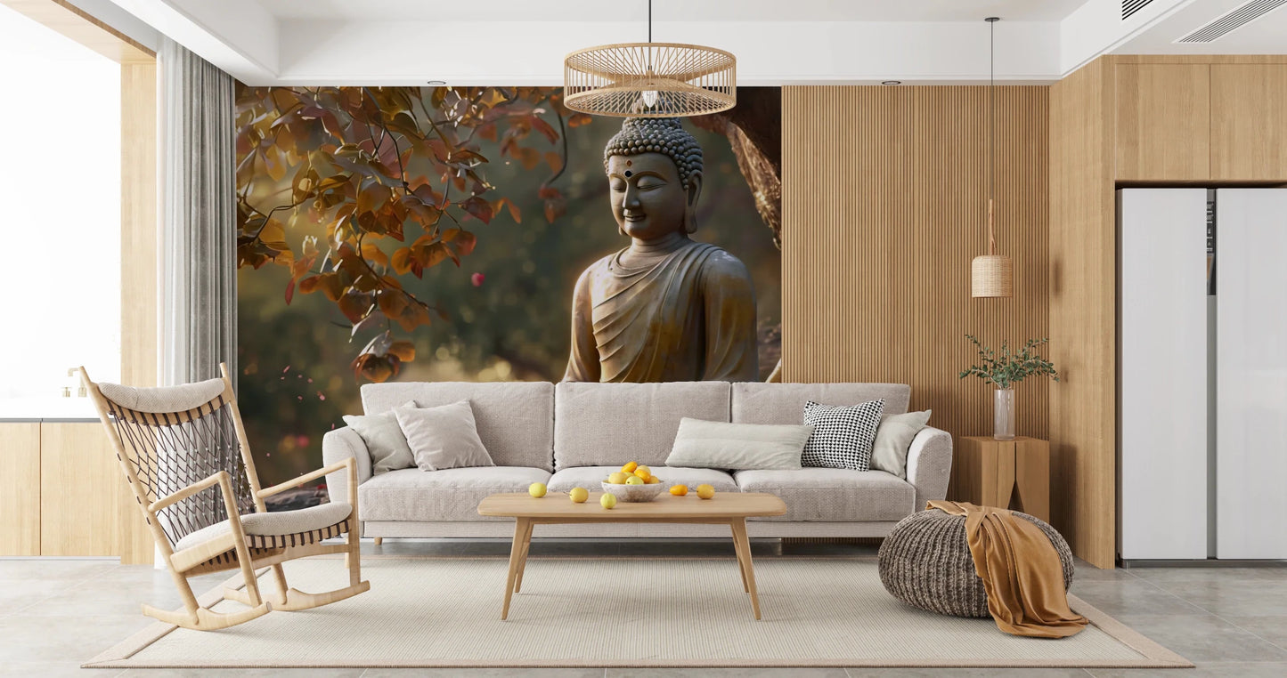 Zen Garden Buddha Wall Mural
