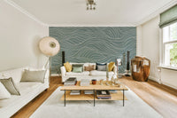 Wall mural showing a quiet abstract scene

