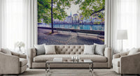 Zurich River Scene Wall Mural